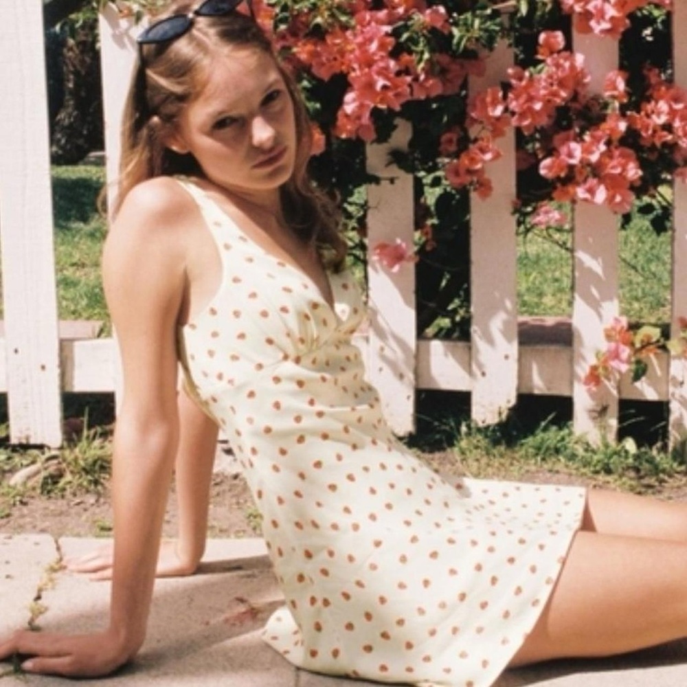Zara strawberry dress